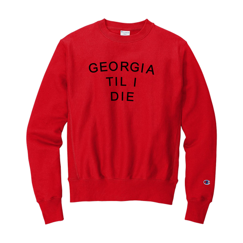 Georgia Script Patch Sweatshirt