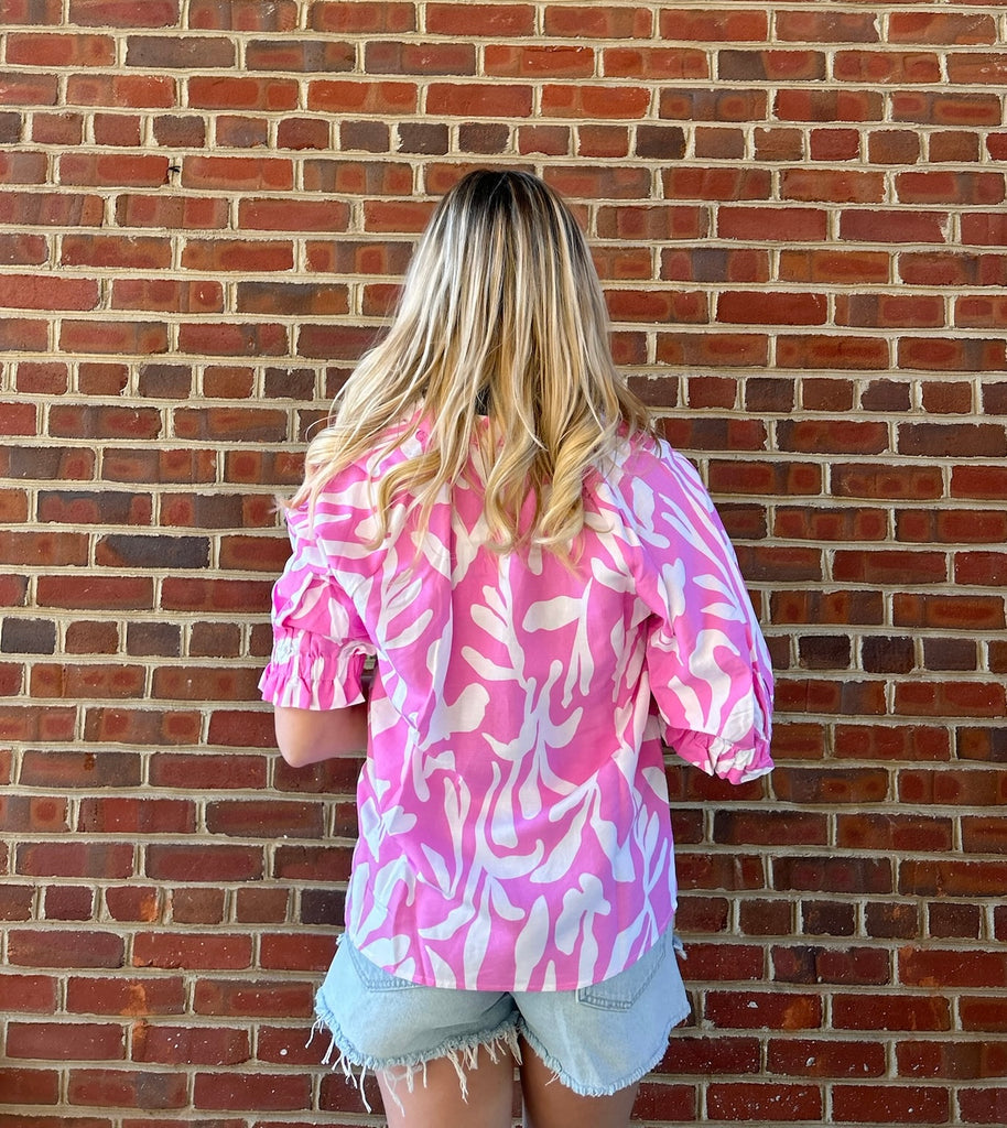 FINAL SALE - The Sally Top Pink