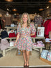 Multi Print Mini Dress