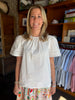 FINAL SALE Tabby White Top