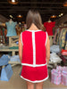 Solid Jersey Top Red