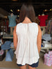Pleated High Low Top