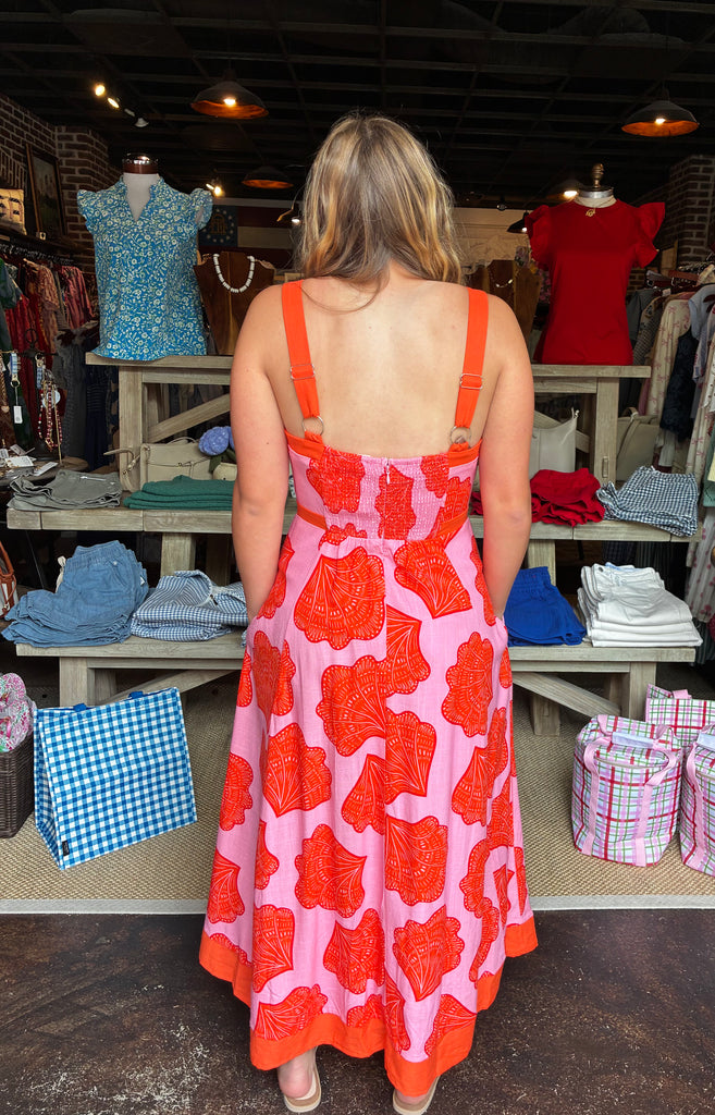 Lily Midi Dress Pink
