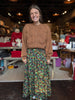 Floral Tie Maxi Skirt