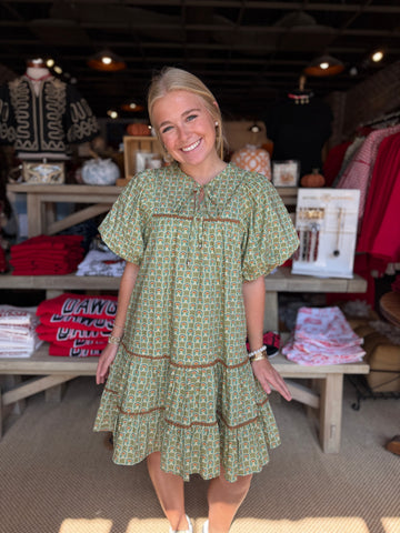 Solid Smock Bubble Skort