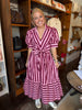 Melody Midi Dress Pink Wine