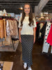 Europa Plaid Skirt Ash Black