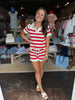 Striped Knit Shorts