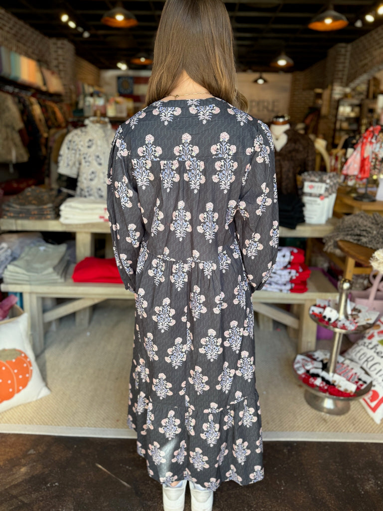 Black Mix Midnight Dress