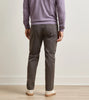 Signature Sateen Five-Pocket Pant Charcoal