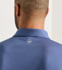 Clark Performance Jersey Polo - Sean Self Collar Bali Blue