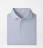 Phoenix Performance Jersey Polo - Sean Self Collar White/Bali Blue