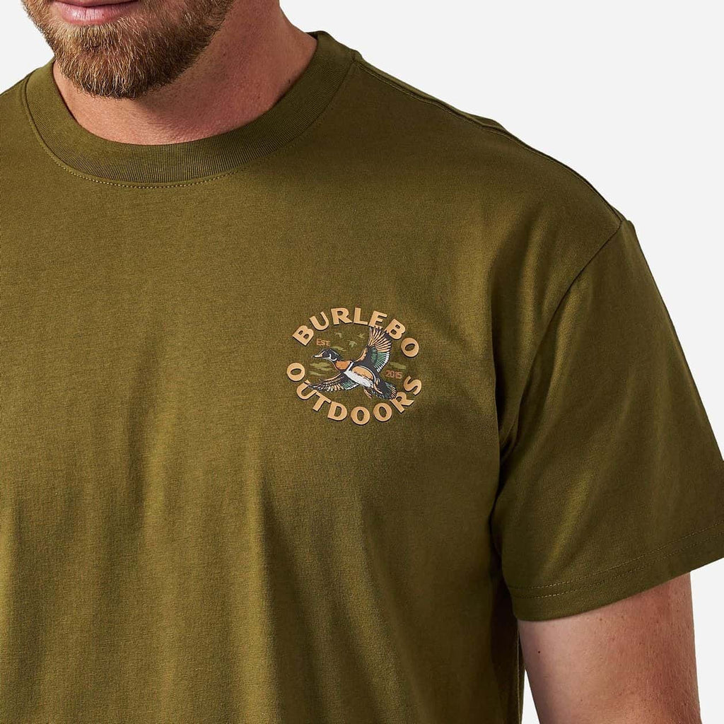 Wood Duck Short Sleeve Tee Hunter Green