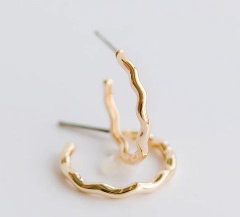 Matte Gold Earrings