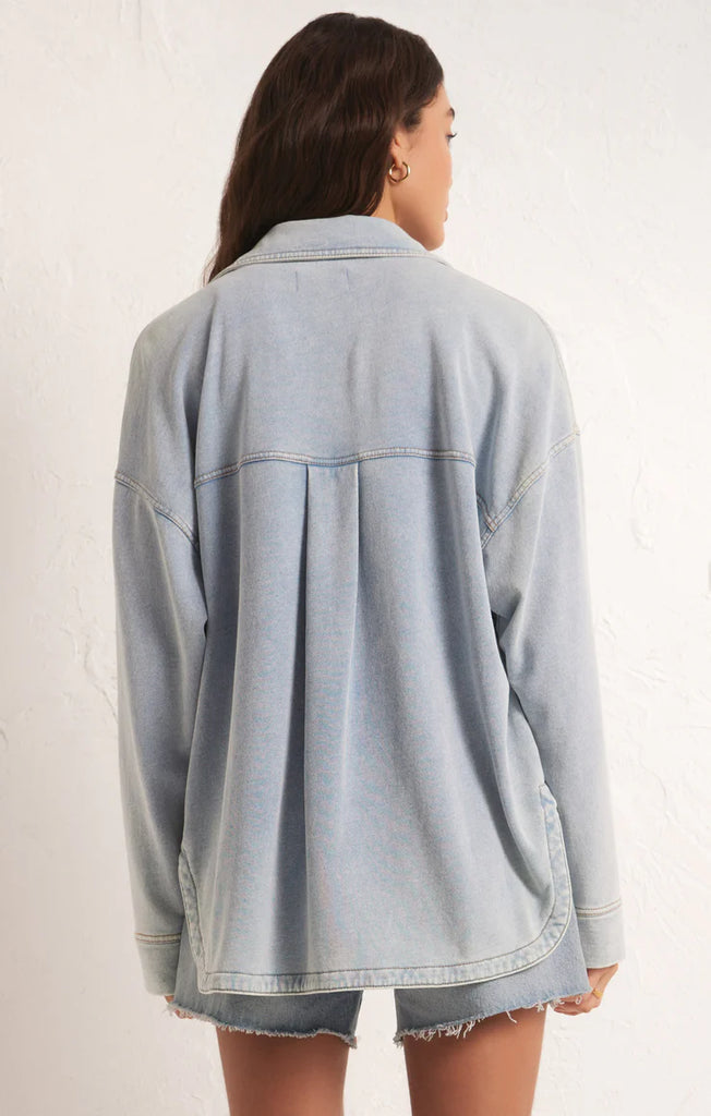 FINAL SALE - All Day Knit Denim Jacket