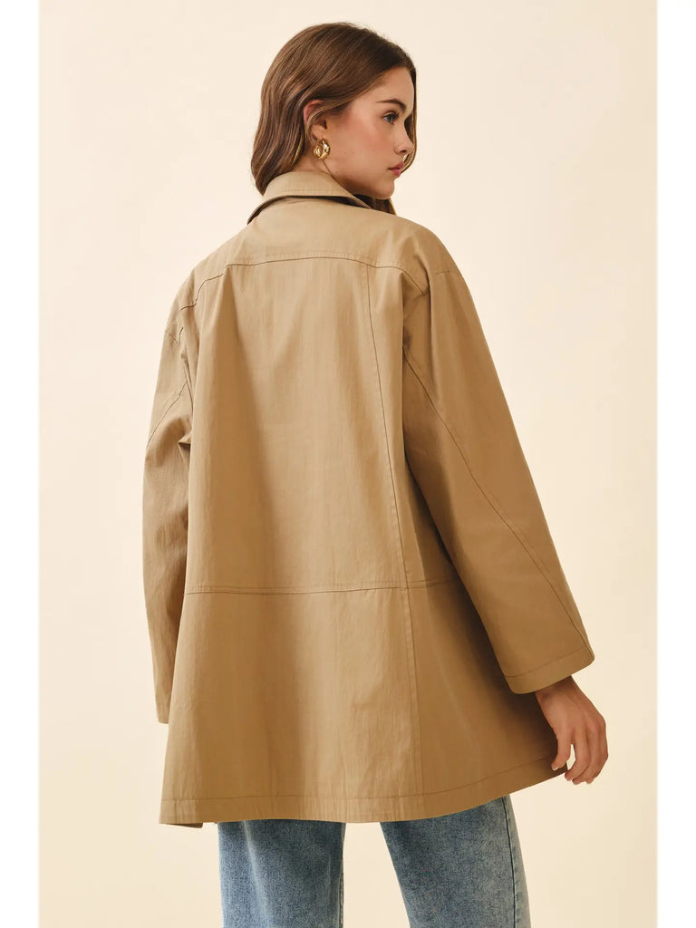 Relaxed Fit Utility Jacket