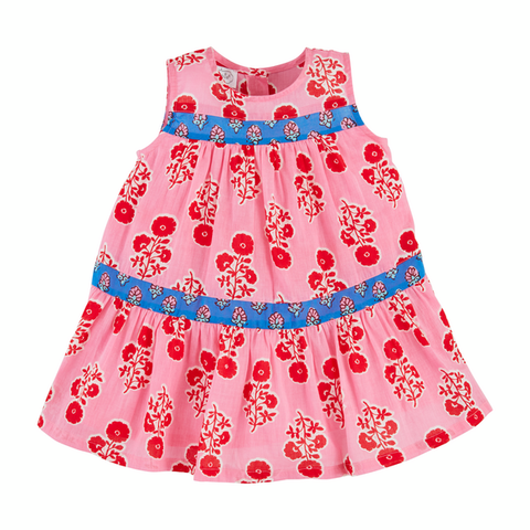 Georgia Smocked Gingham Bib