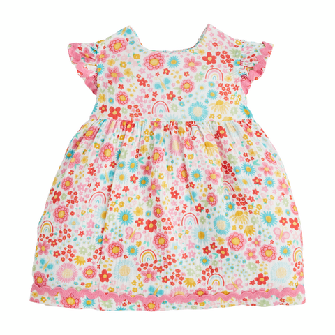 Georgia Smocked Gingham Bib