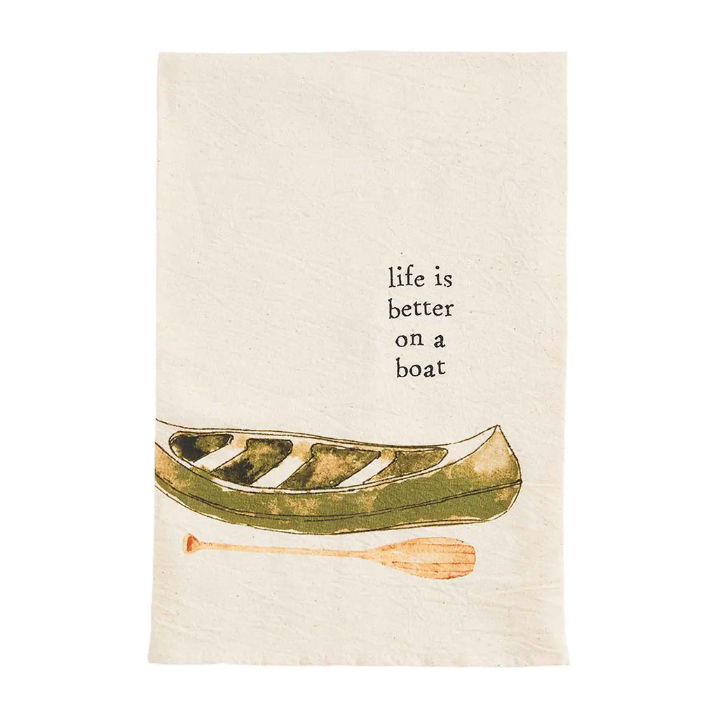 Lake Watercolor Towel