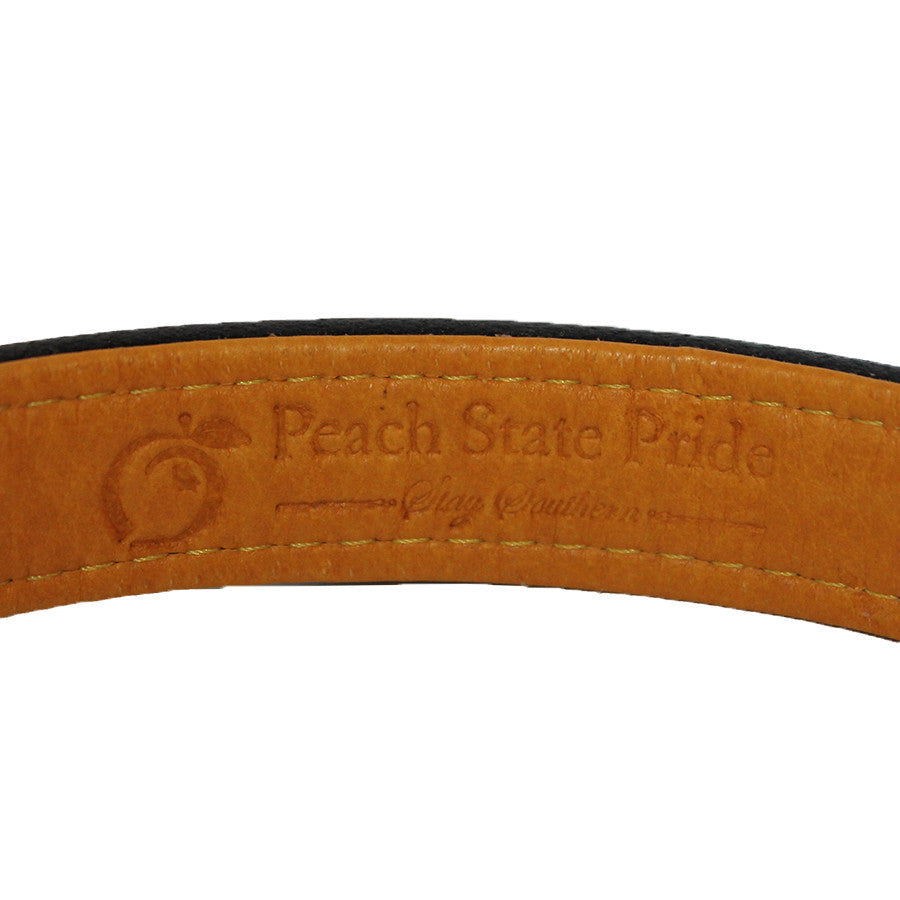 Deer Hide Lined Leather Dog Collar
